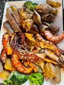 Gericht aus der Küche des Restaurants O Douro